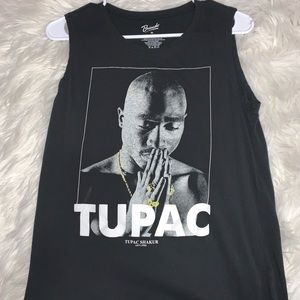 Tupac Muscle Tank Top